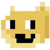 Pixel doge expression 1