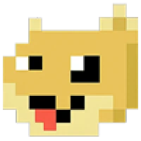 Pixel doge expression 5