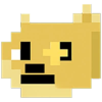 Pixel doge expression 8