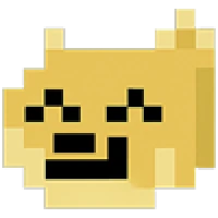 Pixel doge expression 9