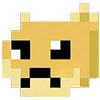 Pixel doge expression 10