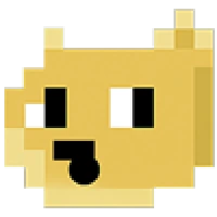 Pixel doge expression 13