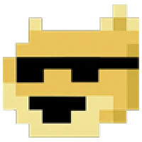 Pixel doge expression 16