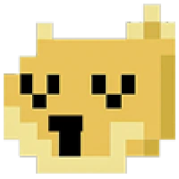Pixel doge expression 17